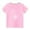 Pink, variant on ibuvkizy Girls Shirts Short Sleeve Girls Fashion,Toddler Kids Boys Girls Cute Round Neck Print Short Sleeve Top,Toddler Girl Clothes