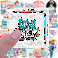 thumbnail image 2 of 35pcs-70pcs Cute Nurse Stickers Funny Stickers Coffee Stickers for Laptops Notebooks Suitcases, 2 of 9