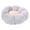 Gray, variant on Esaierr Dog Cat Pet Products Bed Long Faux Fur Donut Pet Bed for Calming Cuddler Four Seasons Warm Plush Pet Mat
