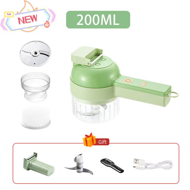 Mini picadora de ajo eléctrica, trituradora de jengibre con carga USB, resistente y duradera, herramientas de cocina, 100/250mL