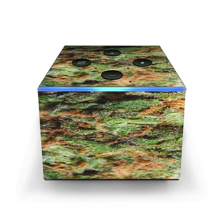 Skin Decal for Amazon Fire TV CUBE + REMOTE / Nug Bud Weed
