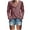 Light Pink, variant on idosla Womens V Neck Waffle Knit Shirts Long Sleeve Loose Fitting Warm Tee Tops Sweaters Pullovers (Wine, L)