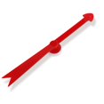 thumbnail image 1 of Spinner Arrow Gosknor, plástico grande, para aula (rojo), 1 of 7