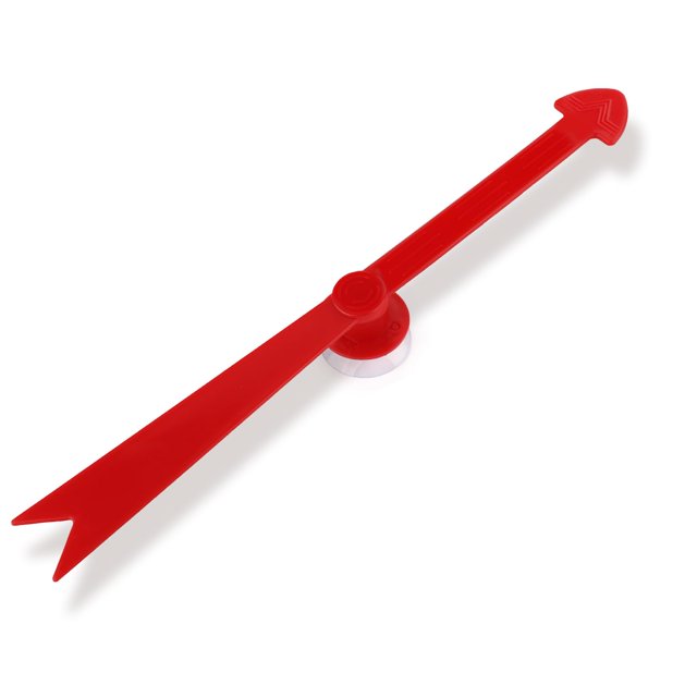Spinner Arrow Gosknor, plástico grande, para aula (rojo)