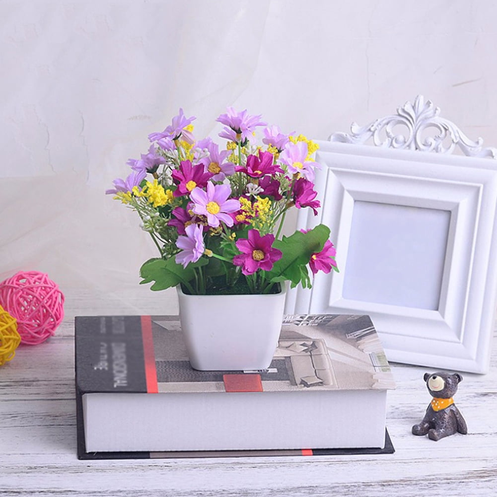Artificial Flower Set Artificial Orchid Chrysanthemum Shelf Window