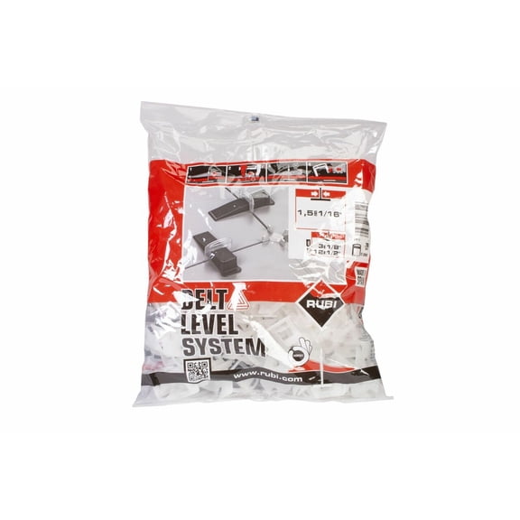 Rubi Leveling Systems DELTA Clips 1/16" (1,5mm) 3-12mm (Bag-200 un)