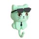 thumbnail image 1 of LUVCLS Perchero creativo con forma de gato, divertido gatito con gafas de sol, perchero para pared, 1 of 7