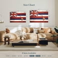 thumbnail image 4 of Elephant Stock State Map Over Hawaii Flag Wall Art - Horizontal Canvas Wall Art - Living Room Wall Decor - Flags Canvas - Beige And Brown Decor - 45" x 30", 4 of 8