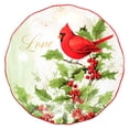 thumbnail image 5 of Tabletop Winters Medley Round Plates S/4 Dessert Cardinal Ivy Christmas 28986, 5 of 5
