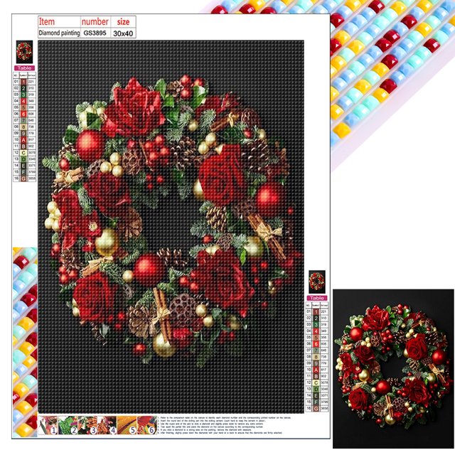 Kit Con Cuentas Cuadradas 5D DIY Del Manualidades 30x40cm