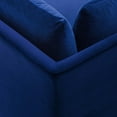 thumbnail image 6 of Ardent Performance Velvet Sectional Sofa Corner Chair Navy, 6 of 8