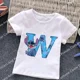 thumbnail image 3 of Camiseta de algodón con letras ABCD de Stitch para niños, camisetas combinadas, camisetas de dibujos animados Kawaii, ropa informal para niños y niñas, camisetas Harajuku para niños y niñas, 3 of 5