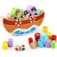thumbnail image 2 of Juego de concentración Ark, juego de aprendizaje, Arca de Noé, juguete de habilidad motora de madera para niños a partir de 3 años (shikai), 2 of 4