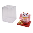 thumbnail image 1 of Lucky Cat, Solar Powered Lucky Cat Waving Arm Fortune Cat Statue with Storage Box, Fengshui Lucky Cat Swinging Arm  for  Display, 1 of 8