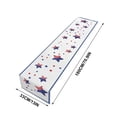 thumbnail image 3 of Independence Day Table Runner Polyester Patriotic Flag Design for Dining Table, Coffee Table, 150/180/200 cm Washable Reusable Decor, 3 of 5