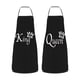 thumbnail image 1 of Matsuzay 2 unids/set lista de embalaje conjunto de delantal de cocina para parejas Idea de regalo para parejas fácil de limpiar y regalos Cocina y Comedor Negro H, 1 of 6