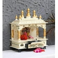 thumbnail image 4 of D'Dass Rajasthani Vintage Wooden Temple Pooja Mandir Mandap Temple for Home, 4 of 6