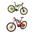 thumbnail image 1 of 2pcs 1/10 Alloy Finger Bike Sports Mountain Bike Creative Game Desktop Decor Favors Birthday, 1 of 9