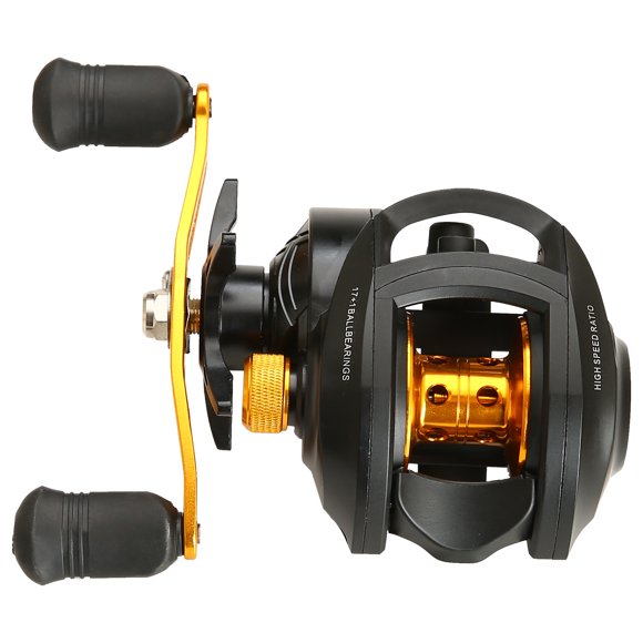 Yeacher Ultra Smooth 17 + 1 BB Baitcasting Fishing Reel Baitcaster 8kg Max Drag 7.2:1 Gear Ratio Magnet Braking System
