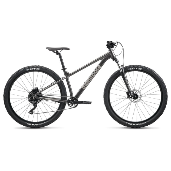 Mongoose Switchback Expert Mountain Bike, 29" Wheels, Large Frame, Gray