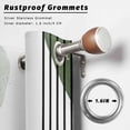 thumbnail image 2 of Outdoor Curtains for Patio Waterproof, Boho Geometric Outdoor Privacy Panels Grommet, Green Ethnic Abstract Stripes Motifs Blackout Outside Curtains for Porch/Cabana/Pergola/Gazebo 54"x108", 2 Panels, 2 of 8