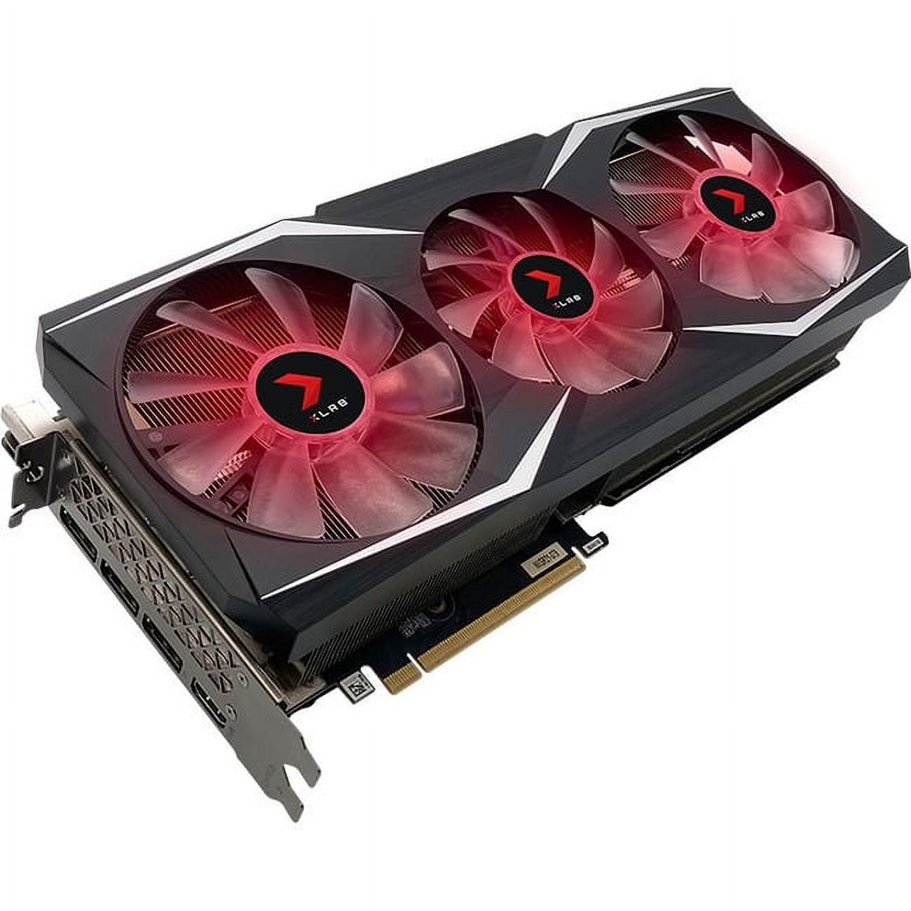 PNY VCG3090T24TFXMPB-O GeForce RTX 3090 Ti 24GB Gaming UPRISING EPIC-X RGB Overclocked Triple Fan Graphics Card&#44; Red - image 2 of 8