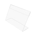 thumbnail image 2 of jinwen 3xMini Sign Display Holder Clear Desktop for Reception Office Party Decoration 4cmx7cm, 2 of 9