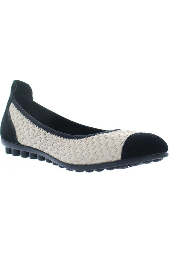 Bella Me Women's Casual Slip On Cap Toe Flat