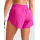 thumbnail image 2 of Shorts CRZ YOGA cintura media con abertura lateral 10 cm morado XL, 2 of 5
