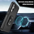 thumbnail image 4 of [PST] Funda para Samsung Galaxy A54 5G, carcasa rígida magnética resistente con soporte para anillo, 4 of 5