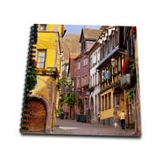 3dRose Man in Riquewihr, Alsace, Haut-Rhin, France - EU09 BJN0464 - Brian Jannsen - Mini Notepad, 4 by 4-inch