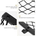 thumbnail image 2 of TAILTOSS Trunk Organizers And Storage Automotive Mesh Pocket Black ABS For RV Owners 1Set, 2 of 7