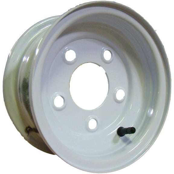 Hi-Run White Wheel 8X3.75 5 on 4.5 Center Bore 2.80, Offset-2