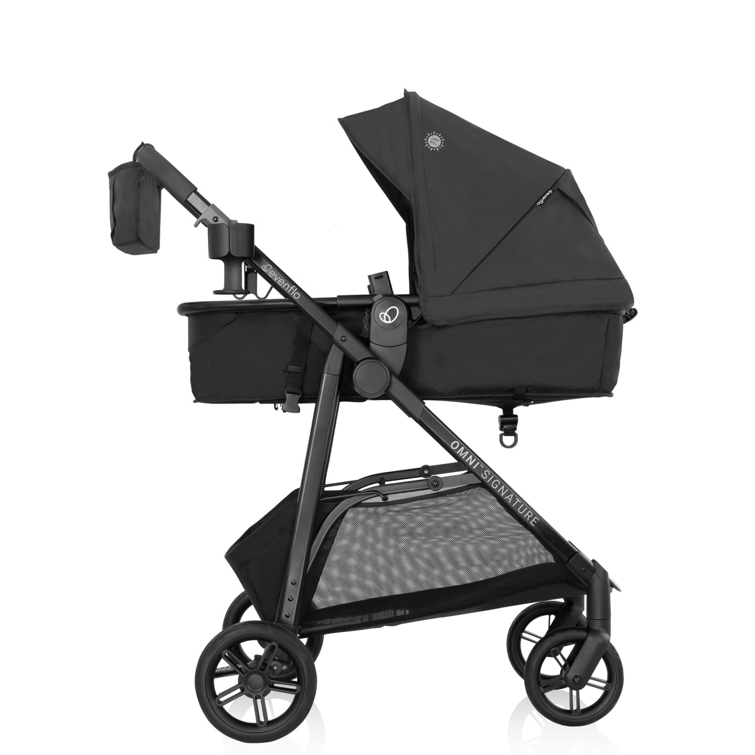 Evenflo Omni Signature Travel System with LiteMax Infant Car Seat, Porto Black
