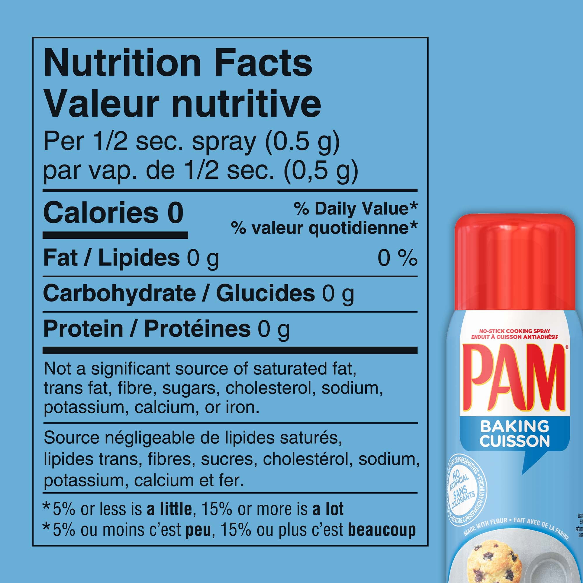 PAM Baking No-Stick Cooking Spray, 141 g