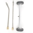 thumbnail image 2 of Water Broom Cleaner, Practical Water Pressure Cleaner, High Efficiency Stainless Steel Cleaning For High Pressure Cleaning Machine, 2 of 8