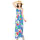 thumbnail image 1 of VESTIDO LARGO DE MUJER STRETCH DE ESTAMPADOS PRIMAVERALES, 1 of 5