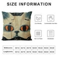thumbnail image 5 of PHYHOO Halloween Pillow Covers  Halloween Ghost Cat Pillowcase Holiday Farmhouse Throw Pillows Indoor Outdoor Couch Cushion Case for Home Sofa Decor, 5 of 5