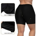 thumbnail image 2 of Swimsuit Bottoms Plus Size For Women Boardshorts Bathing Suit Turnks Solid Color, 2 of 8