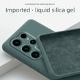 thumbnail image 1 of Aplicable a la carcasa del teléfono móvil Samsung S24Ultra, cubierta protectora de silicona líquida ultrafina, Note20, todo incluido, resistente a caídas s23, 1 of 4