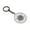 Transparent, variant on Rubber Fitness Keychain Weightlifting Theme 45lb Engraved Plate Keyring Lightweigh Barbell Plate Key Chain Accessory