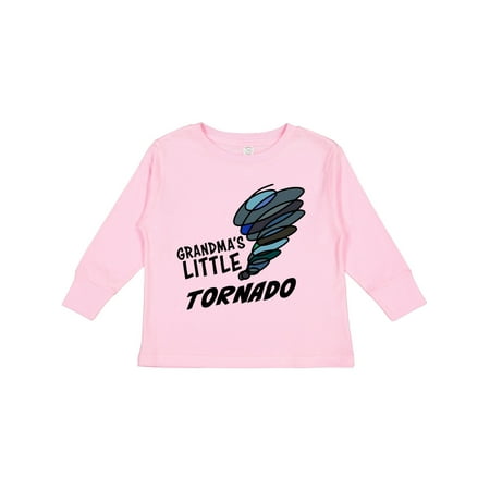 

Inktastic Grandma s Little Tornado Gift Toddler Boy or Toddler Girl Long Sleeve T-Shirt