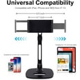 thumbnail image 2 of Soporte ajustable para tableta, soporte plegable para teléfono móvil, con rotación de 360°, compatible con tableta/teléfono móvil de 4-12,9" Namotu CZDZ-ZC76, 2 of 7
