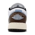 thumbnail image 4 of Ni - ke Ni - ke Air Jordan 1 Low SE GS AJ1 Mocha Blue Grey Kids Youth Casual FQ8156-142, 4 of 5