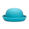thumbnail image 2 of Sombrero de fieltro de lana Derby de color liso para mujer de moda, 2 of 4