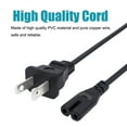 thumbnail image 4 of Cable de alimentación de repuesto de 2 clavijas, 8 pies, para barra de sonido Samsung, 4 of 6