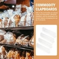 thumbnail image 1 of FONDOTIN Supermarket Shelf Dividers 4Pcs Transparent PVC for Shelves Retail Display, 1 of 8