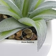 thumbnail image 4 of 5pcs Artificial Succulent Plants in White Ceramic Pots, Fake Small Fake Plants, Faux Mini Succulents Plants Indoor for Desk Living Room Bedroom Windowsills Office Home Decoration, 4 of 5