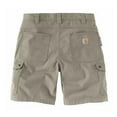 thumbnail image 2 of Carhartt Relaxed Fit Greige Color Work Cargo Men's Rugged Flex Shorts, Size: 32, 2 of 2