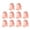 Light Pink-SC7x, variant on DVKOVI 10Pcs Ghost Beads Acrylic Spacer Bead for Jewelry Making Halloween DIY Craft Supplies for Jewelry Making Light Pink One Size